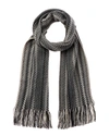 Missoni Wool-blend Scarf In Grey