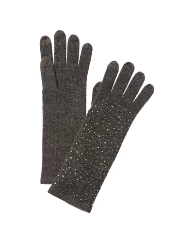 Sofiacashmere Cashmere Gloves In Black