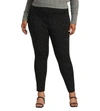 Jag Ricki Mid Rise Legging - Plus In Cheetah In Black
