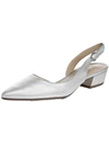 Naturalizer Banks Womens Slingback D'orsay Heels In Silver