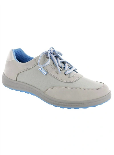 Sas Women's Sporty Lace Up Sneaker - Medium In Silver