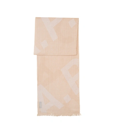 Apc Leo Scarf In Beige