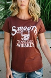 Bandit Brand Smooth As Tennessee Whiskey Graphic Tee In Brown In Red