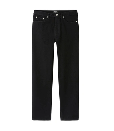 Apc Middle Standard Jeans In Black