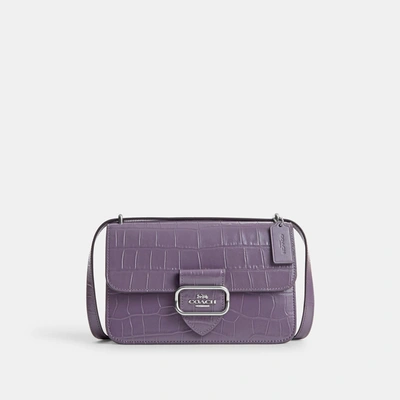 Coach Outlet Large Morgan Square Crossbody In Purple