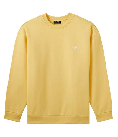 Apc Clint Sweatshirt In Yellow