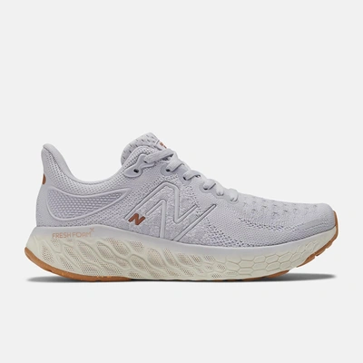 New Balance Women's Fresh Foam X 1080v12 Lounge Around Shoes In Libra/grey Violet/brown In Purple/violet/brown