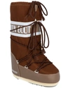 Moon Boot Icon Paneled Shell Snow Boots In Brown