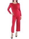 RILEY & RAE WOMENS RIBBED KNIT LONG SLEEVE JUMPSUIT