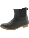 STYLE & CO WOMENS FAUX LEATHER CHELSEA RAIN BOOTS