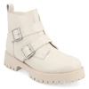 Jornee Collection Collection Women's Tru Comfort Foam Maebry Booties In White