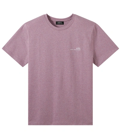 Apc Item T-shirt In Pink