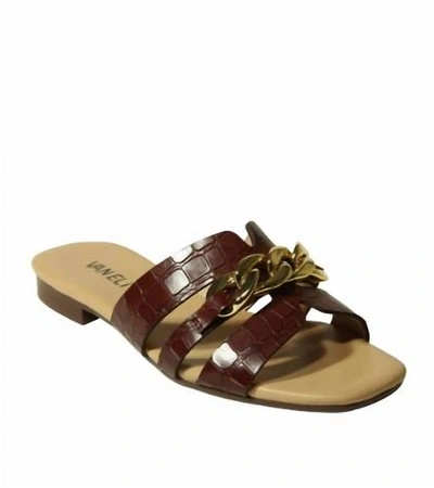 Vaneli Errita Sandal In Chesnut In Brown