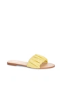 Chinese Laundry Women's Britta Ruched Slide Sandal In Yellow In Yellow
