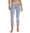 Vimmia Women's Reversible Speckle Print Speed Capri Legging In Light Gray In Grey
