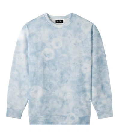 Apc Hubert Sweatshirt In Blue