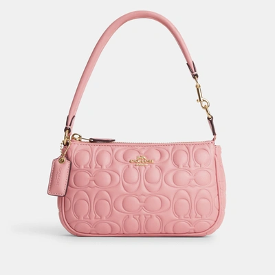 Coach Outlet Nolita 19 With Signature In Pink