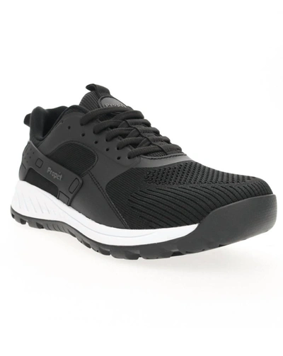 Propét Men's Visp Running Shoe - Extra Extra Wide In Black/white