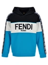 Fendi Logo-print Monogram-band Hoodie