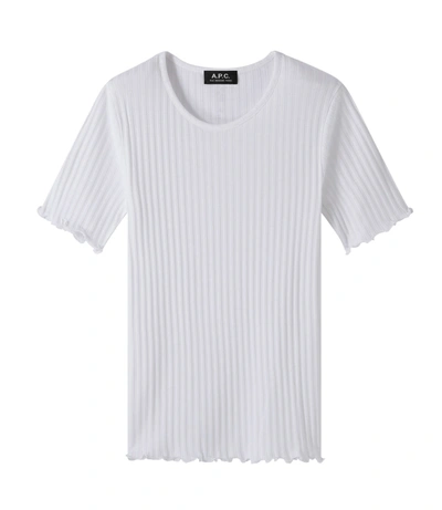 Apc Elena Top In White