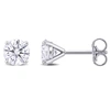 Mimi & Max 1 1/2ct Tdw Lab-grown Diamond Stud Earrings In 14k White Gold In Silver
