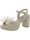 Shop Lifestride Last Dance Womens Ankle Strap Open Toe Heels In White