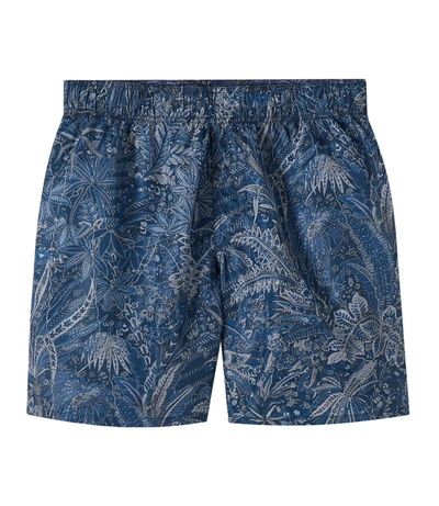 Liberty Forest Swim Shorts In Blue