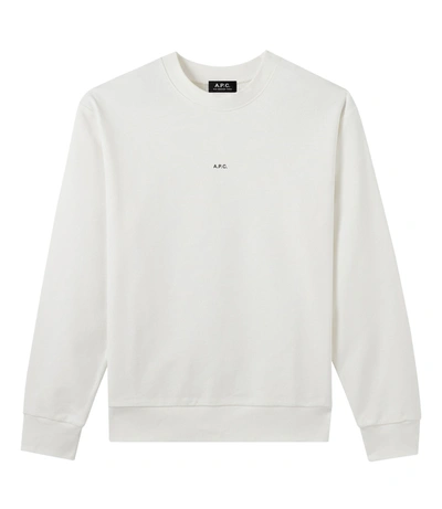 Apc Steve Sweatshirt In White