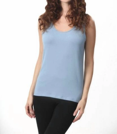 Angel Bra-friendly Tank Top In Denim In Blue