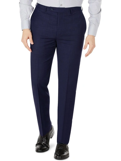Calvin Klein Jayden Mens Wool Blend Skinny Fit Suit Pants In Beige