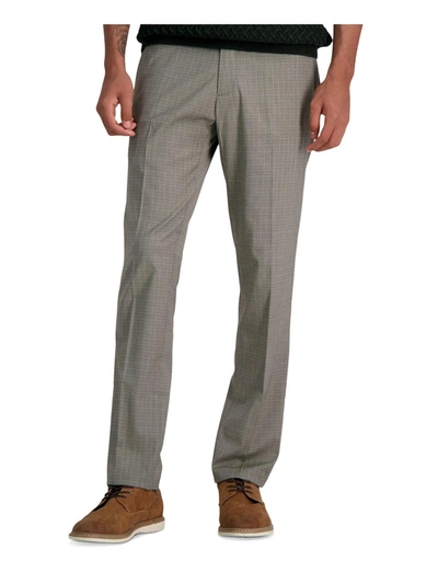 Kenneth Cole Reaction Mens Office Slim Dress Pants In Grey