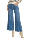 Frame The Pixie Extra Wide Leg Trouser Jeans In Blue