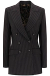 Dolce & Gabbana Woman Blazer Dark Brown Size 6 Virgin Wool In Black