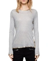 Gucci Willy Gold Long-sleeve Tee In Gray