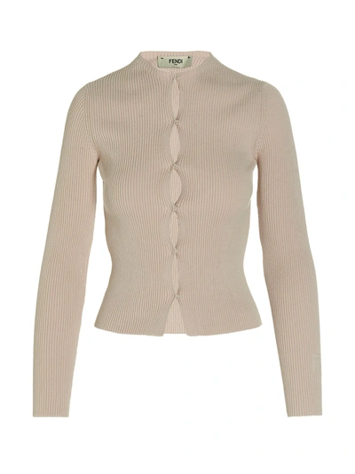 Fendi Sweater  Woman Color Nude In Cream