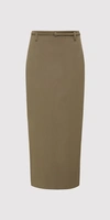ST AGNI BELTED PENCIL SKIRT