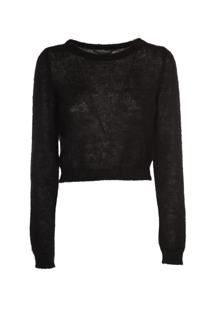 Alberta Ferretti Sweaters In Black