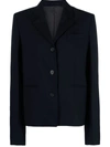 Totême Toteme Woman Blazer Midnight Blue Size 6 Viscose, Wool, Elastane In Navy