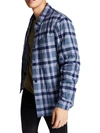 AND NOW THIS MENS COTTON PLAID SHIRT JACKET