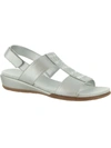 Easy Spirit Women's Hazel Open Toe Slingback Casual Sandals In Silver