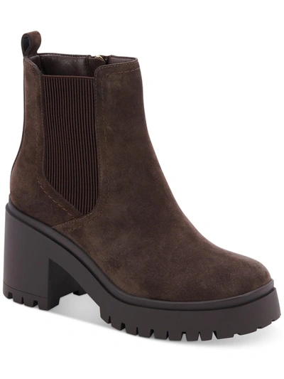 Aqua College Women's Raine Waterproof Chelsea Boots, Created For Macy's In Brown