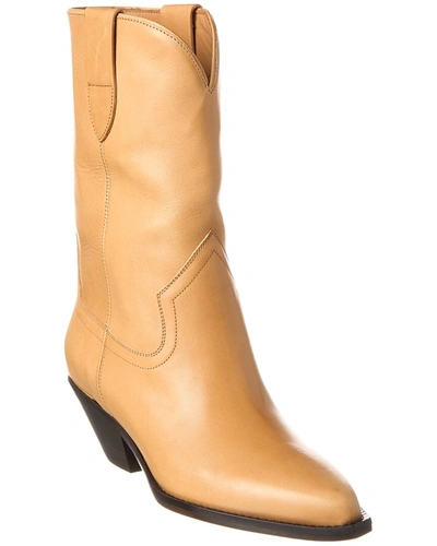 ISABEL MARANT DAHOPE LEATHER COWBOY BOOT