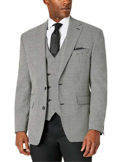 Tayion By Montee Holland Mens Wool Blend Classic Fit Suit Jacket In Multi