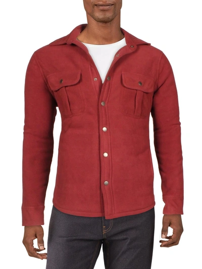 AND NOW THIS MENS FLEECE WARM SHIRT JACKET