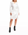 AS BY DF HEART ON MY SLEEVE DRESS IN WHITE