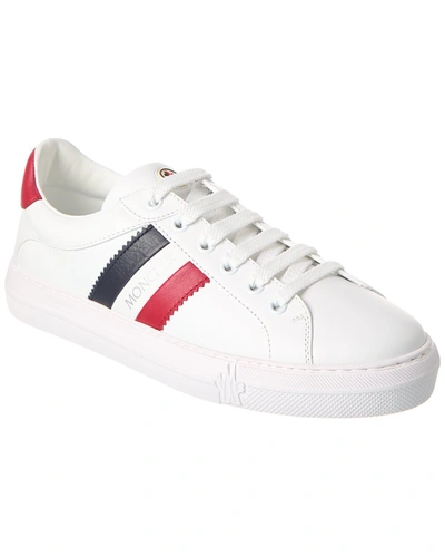 Moncler Ariel Leather Sneaker In White