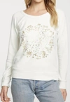Chaser Rpet Bliss Raglan Pullover In White