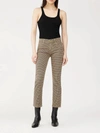 Dl1961 - Women's Mara Mid-rise Straight Ankle Pant In Houndstooth In Multi