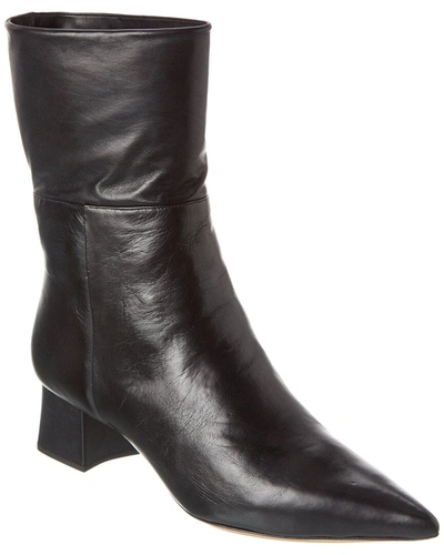 Alexandre Birman Clorela 60 Leather Bootie In Black