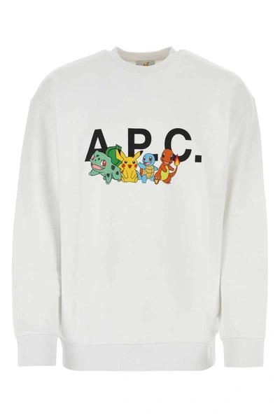 Apc A.p.c. Sweatshirts In White
